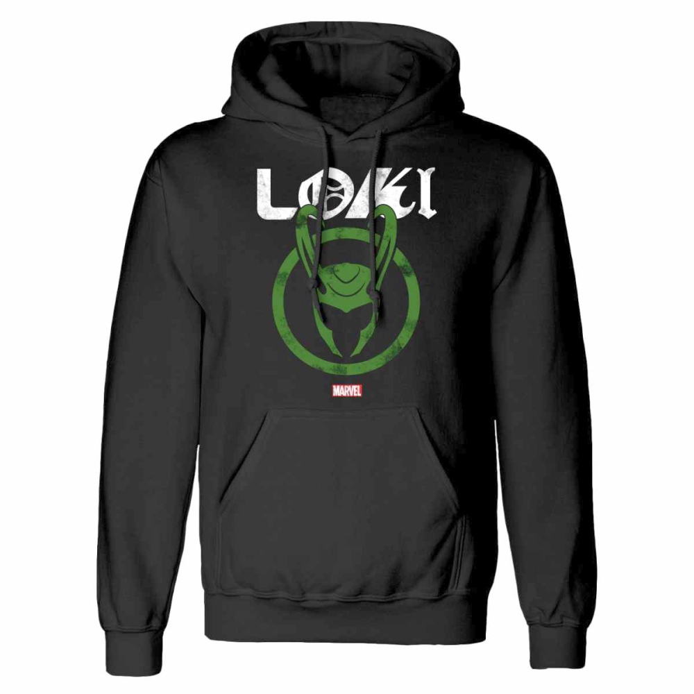 Marvel Loki - Season 2 - Distressed Logo Sweat à capuche - Noir